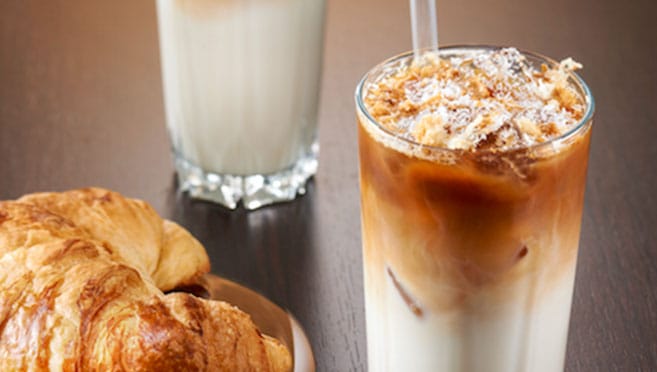 salted caramel latte