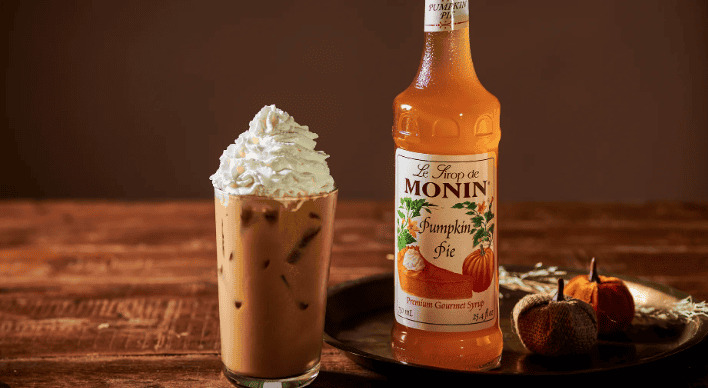 Jack O Lantern Iced Latte