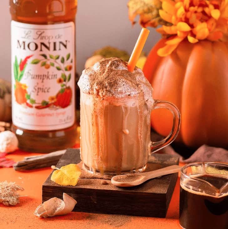 Monin Pumpkin Spice Caramel Latte