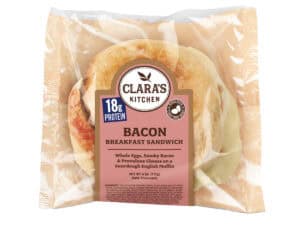 Clara's Kitchen Bacon Breakfast Sandwich