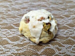 Beans N Cream Vanilla Rhubarb Scone